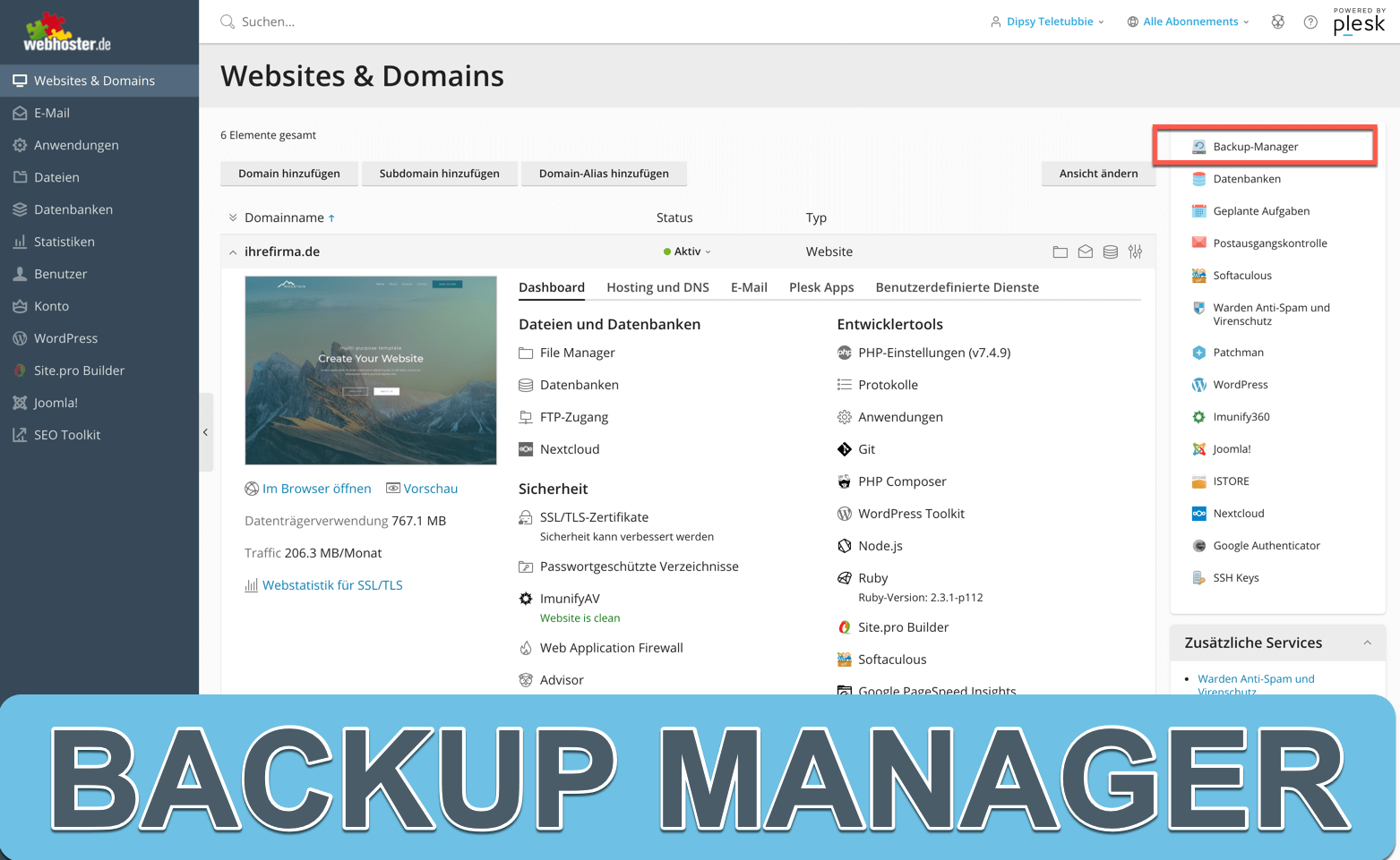 Backup Manager